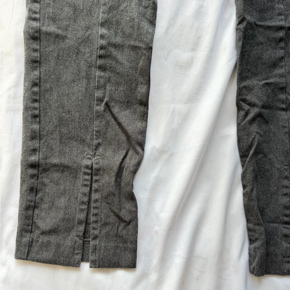 Gray Slim Fit Trousers - Picture 2 of 8